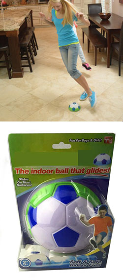 Скользящий футбольный мяч для игры дома 