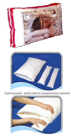  Регулируемая эргономичная подушка для сна Комби Релакс 